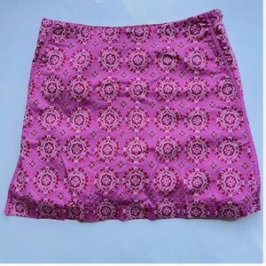 Golftini Pink Paisley Medallion A-Line Mini Golf skirt skort Size 6